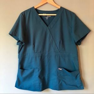 Grey’s Anatomy Bahama Scrub Top XL